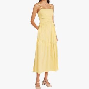 NWT Luxely spaghetti strap midi dress
